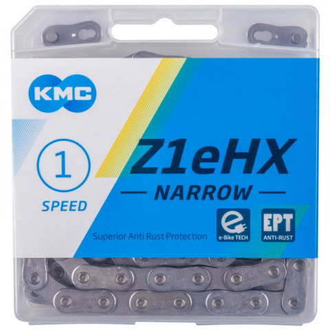 řetěz KMC Z1 eHX narrow EPT stříbrný 128čl. BOX