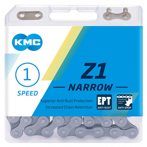řetěz KMC Z1 EPT stříbrný 112čl. BOX