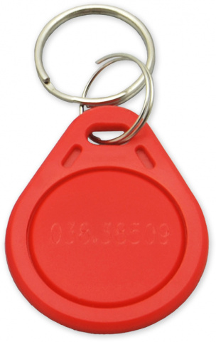 RFID čip EM 125 kHz - červený -