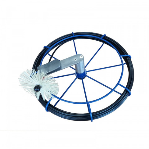 Ruční naviják - GFK-tyč ø  4,5 mm, 15 m