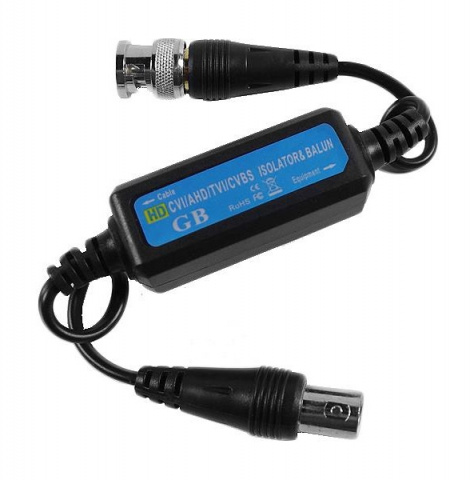 RX-GB106A - galvanický oddělovač HDCVI/TVI/AHD/CVBS videosignálu, přepěťová ochr.