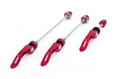 rychloupínák XLC QR-L05 Colour-Edition sada červená