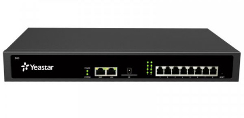 S50 - Yeastar IP PBX, až 8 portů, 50 uživatelů, 25 hovorů současně, rack