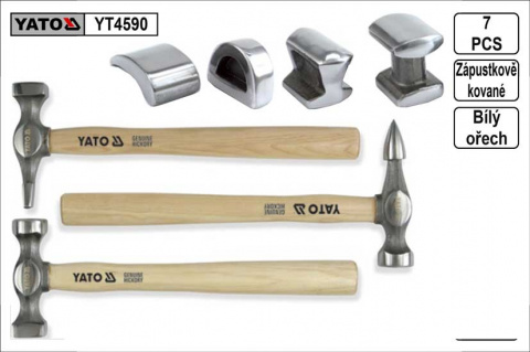 Sada auto karosářská, klempířská YATO 7 dílů