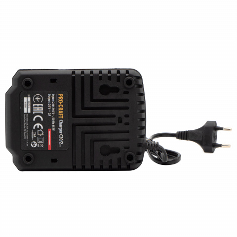 Sada baterie 20V 2Ah (2 ks) + 1 nabíječka Procraft PBC-Set 1 | PBC-Set 1