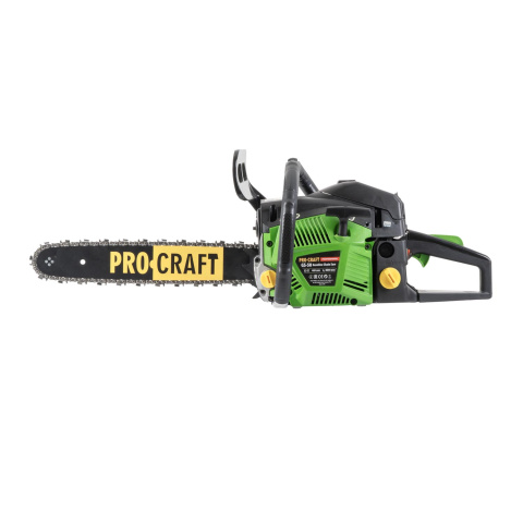 Sada benzínová řetězová pila Procraft GS-50/2, ochranné brýle a 3 páry pracovních rukavic GL-CPU9 | SGS-50-2/GL-CPU9/1E40F-SG/Y
