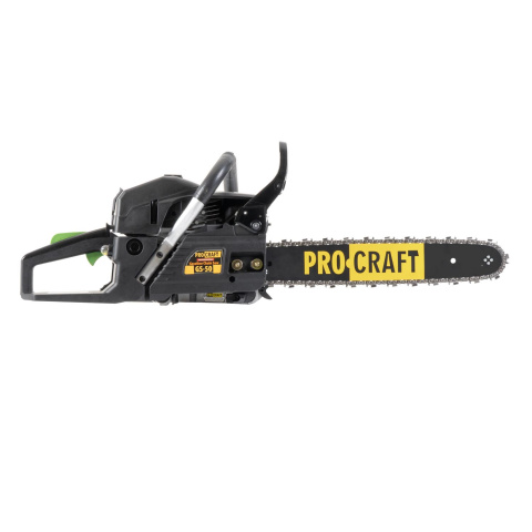 Sada benzínová řetězová pila Procraft GS-50/2, ochranné brýle a 3 páry pracovních rukavic GL-CPU9 | SGS-50-2/GL-CPU9/1E40F-SG/Y