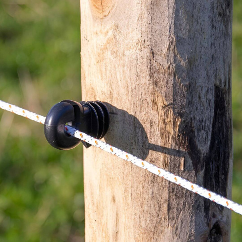 Sada kruhové izolátory pro elektrický ohradník 250 ks včetně šroubovacího nástavce