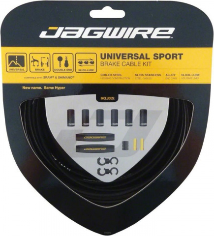 sada lanko+bowden Jagwire Sport Brake Kit černá