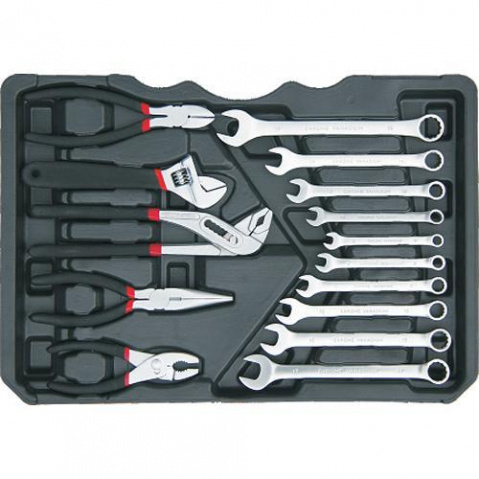 Sada nářadí 187 dílů v pojízdném kufru STREND PRO