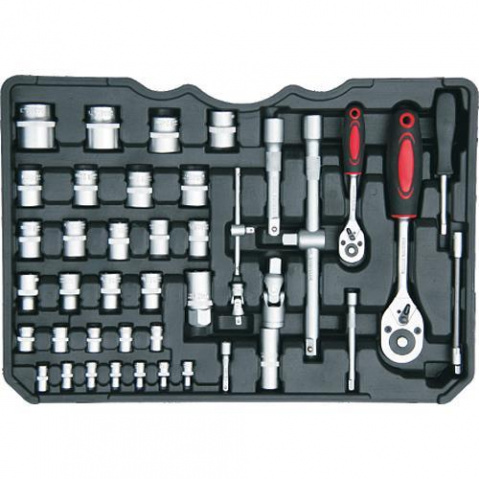 Sada nářadí 187 dílů v pojízdném kufru STREND PRO