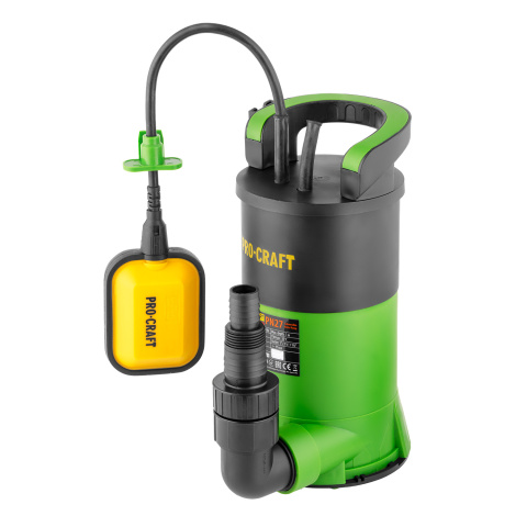Sada ponorné čerpadlo Procraft PN27 a zelená zahradní hadice Procraft PR-4GH2525 | SPN27/PR-4GH2525