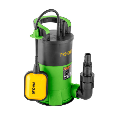 Sada ponorné čerpadlo Procraft PN27 a zelená zahradní hadice Procraft PR-4GH2525 | SPN27/PR-4GH2525