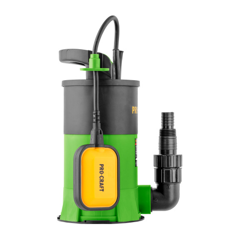 Sada ponorné čerpadlo Procraft PN27 a zelená zahradní hadice Procraft PR-4GH2525 | SPN27/PR-4GH2525