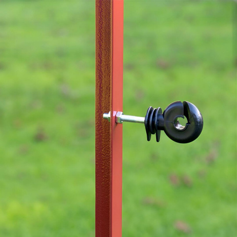 Sada pro elektrický ohradník kruhové izolátory M6 s objímkou - 25 ks