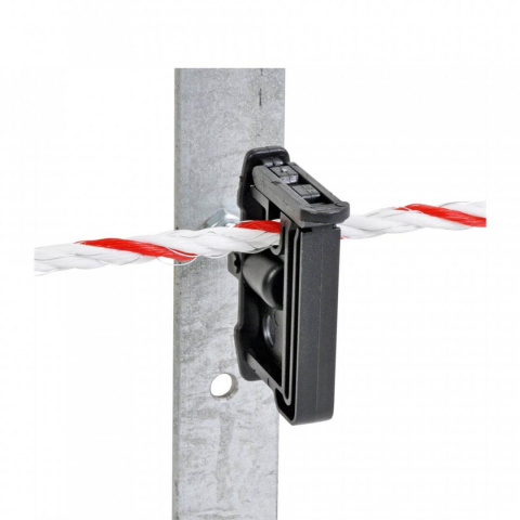 Sada pro elektrický ohradník ploché izolátory M6 s objímkou - 25 ks