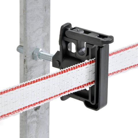 Sada pro elektrický ohradník ploché izolátory M6 s objímkou - 25 ks