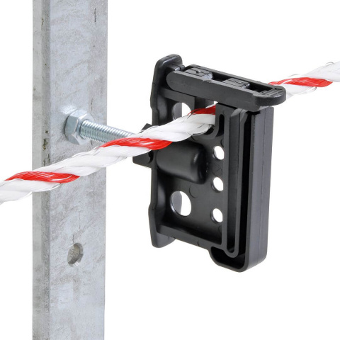 Sada pro elektrický ohradník ploché izolátory M6 s objímkou - 25 ks