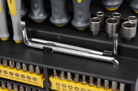 Sada šroubováků 100 ks, VOREL, se stojanem