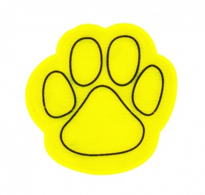 samolepka reflexní tlapka