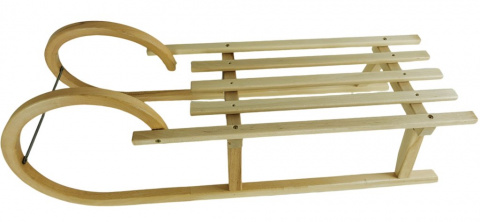 sáně dřevěné Rohačky 100cm