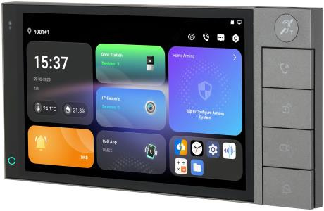 SCP3022B-IBZ - 868 MHz - 7" SIP monitor, Android 14,  RJ-45 a 2 vodičový systém, Wi-Fi6, BT, ZigBee, tlačítka