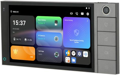 SCP3024B-CBZ - 868 MHz - 7" monitor+ kamera, Android 14, Wi-Fi6, BT, Zigbee, tlačítka