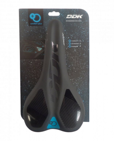 sedlo DDK DD073MF 268x155mm Memory černo-modré