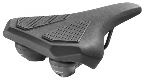 sedlo MONTE GRAPPA CORVETA BMG-S011/PLUS, Elastomer černé