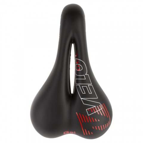 sedlo MTB VELO Plush gel pánské s dírou