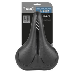 sedlo VELO Velo-Fit Townie černé
