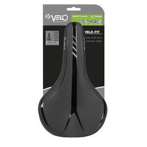 sedlo VELO Velo-Fit Traveller L černé