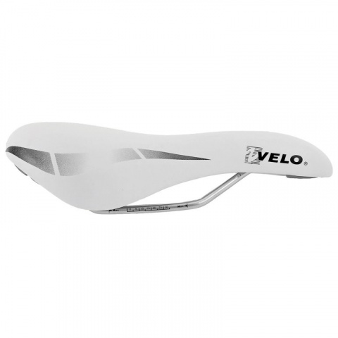 sedlo VELO WIDE CHANEL 250x168mm bílé