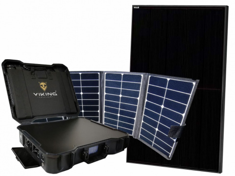 Set bateriový generátor Viking X-1000, solární panel X80 a solární panel 410