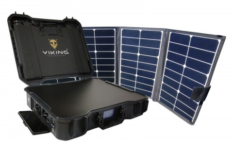 Set bateriový generátor Viking X-1000, solární panel X80 a solární panel Viking LVP200