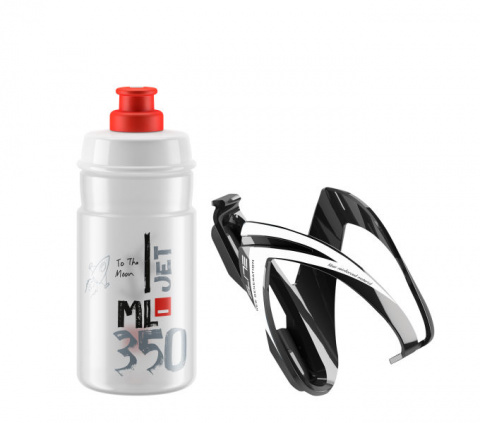 set ELITE KIT CEO Jet 350 ml + košík čirá/červená