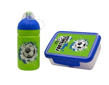 set R&B box a lahev Fotbal 500ml