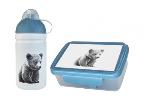 set R&B box a lahev Medvěd Kuba 500ml