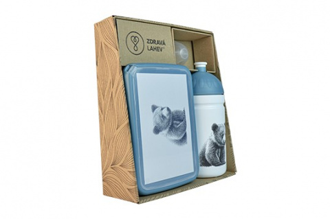 set R&B box a lahev Medvěd Kuba 500ml