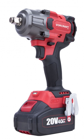 Set WORCRAFT XCUBE006 Aku rázový utahovák 1/2" 850Nm CIW-S20LiB-850, 2x4.0Ah, nabíječka