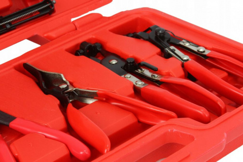 SILVER Kleště na hadicové spony, sada 9ks