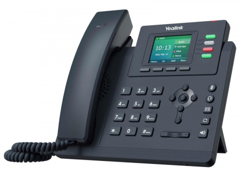 SIP-T33G - Yealink IP telefon, 4x SIP účty, PoE, 2,4" 320x240 LCD, 4 pr. tl.,Gbit