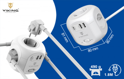 Síťový adaptér Viking AC Cube PD