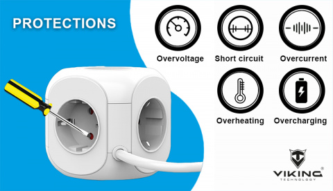 Síťový adaptér Viking AC Cube PD (new)