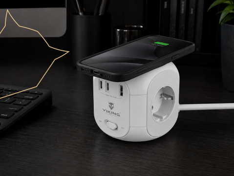 Síťový adaptér Viking AC Cube W33