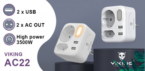 Síťový adaptér Viking AC22