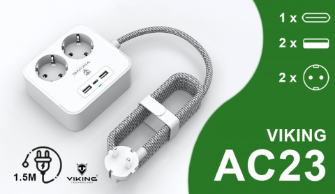 Síťový adaptér Viking AC23