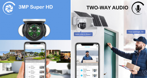 Solární HD kamera Viking HDs02 4G