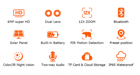 Solární kamera Viking HDs04 4G