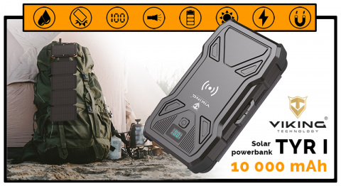Solární powerbanka VIKING TYR I